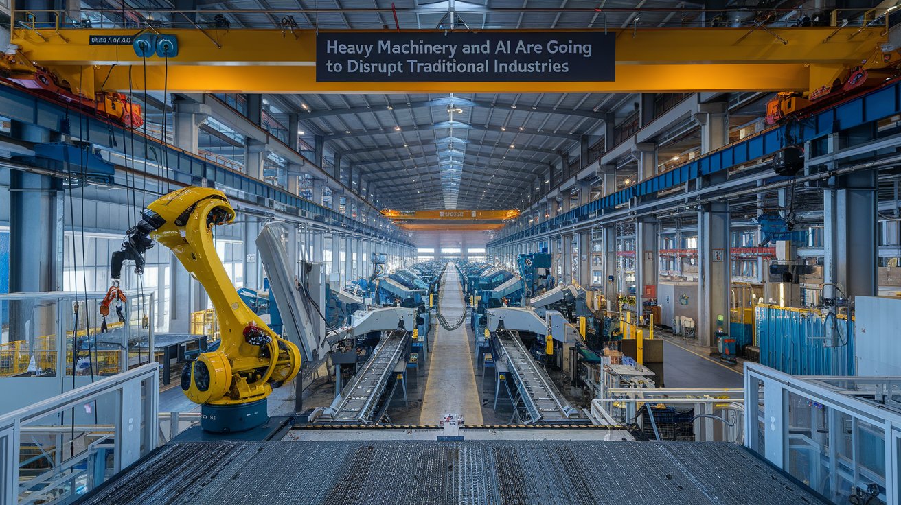 Heavy Machinery and AI are Going to Disrupt Traditional Industries